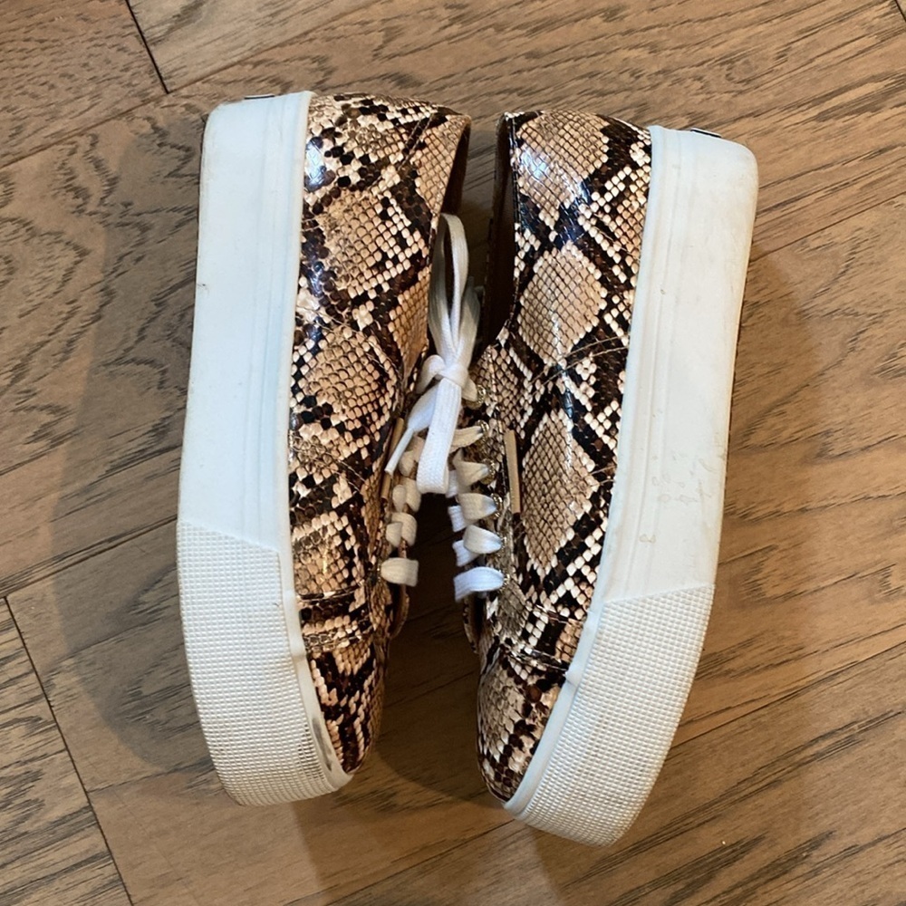 Superga Snakeprint Platform Sneakers - Picture 3 of 7